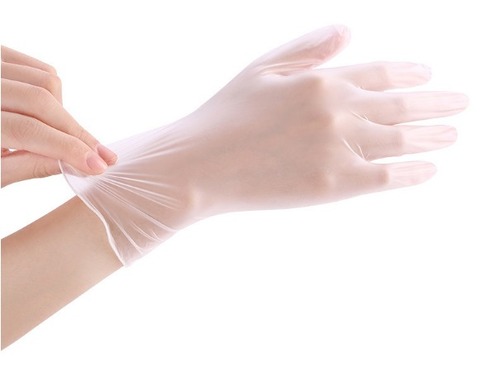 White Vinyle Gloves For Hand Safety