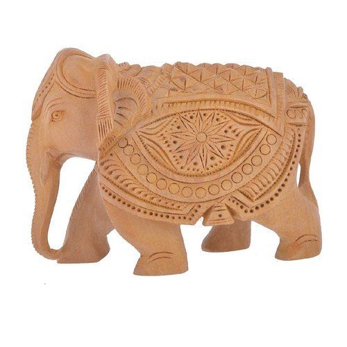 Wooden Carving Elephant 1-2 Kg