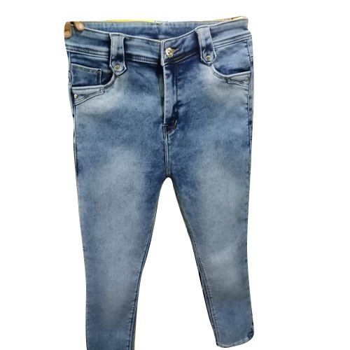 Ladies Faded Stretchable Jeans