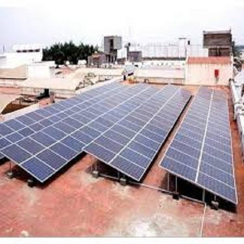 Outdoor Solar Power Plant