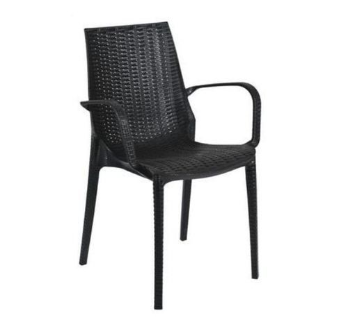 Black High Back Plastic Chair