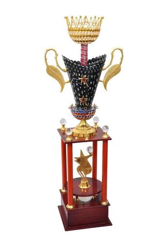 Various Colors Polished Metal Designer Trophy