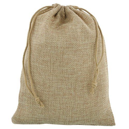 Reusable Jute Drawstring Bag