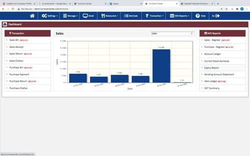 Turnover Billing Software