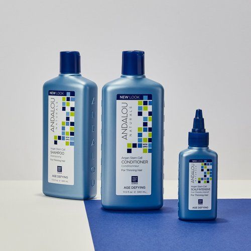 Andalou Naturals Argan Stem Cell Age Defying Shampoo, 11.5 Ounce Kit