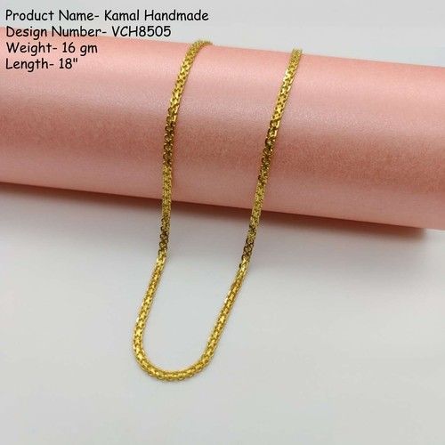 Handmade Gold Chain Gender: Unisex