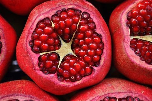 Red Healthy And Natural Fresh Pomegranate