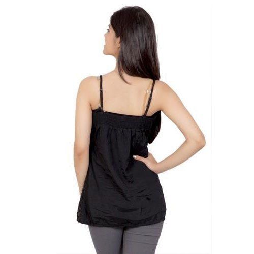 Casual Dress Ladies Black Georgette Top