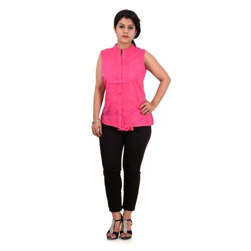 Ladies Designer Pink Top