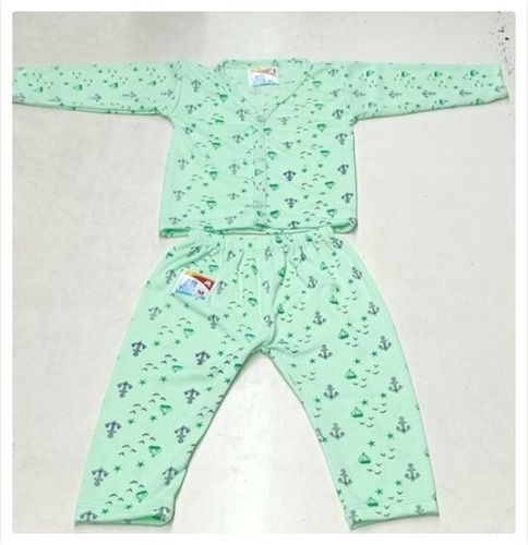 White Baby Cotton Night Suit