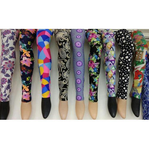 Multicolor Ladies Polyester Printed Legging