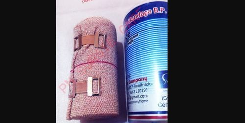 Red Orthopedic Elastic Crepe Bandage