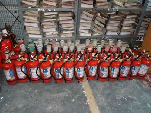 Red Color Fire Extinguisher Systems Machine