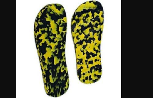 Shoes Material Yellow And Black Mix Rubber Sole Sheet