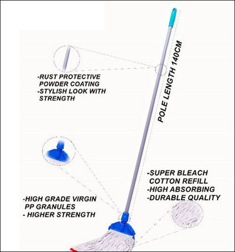 Lite Weight Clip Mop Application: Floor Cleaning