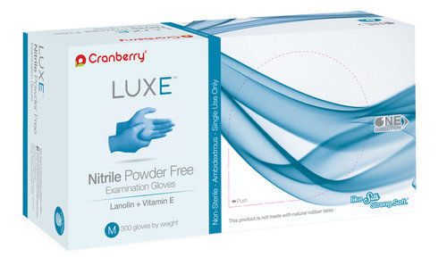 Luxe Nitrile Powder Free Examination Gloves Grade: Medical