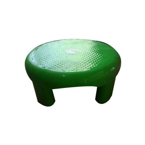 Green Colored Plastic Bathroom Stool