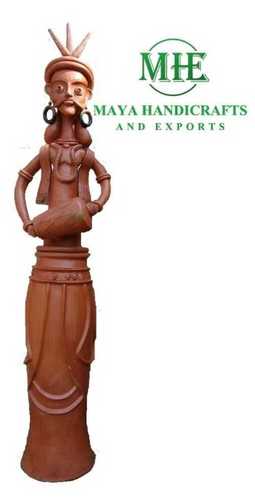 Recyclable Eco Friendly Terracotta Standing Statue