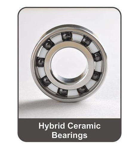 Round Ceramic Hybrid Bearing Bore Size: 0 - 6.35 Mm