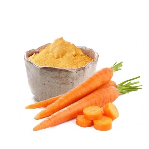 Yellow Spray Dried Carrot Powder With 12 Months Of Shelf Life