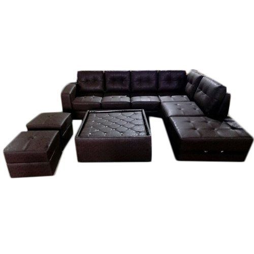 White Tight Back Leather Sofa Set