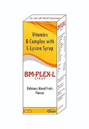 Vitamins B - Complex With L-Lysine Syrup Application: Pharmaceutical