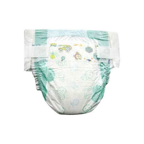 White Easy To Wear Disposable Baby Diaper