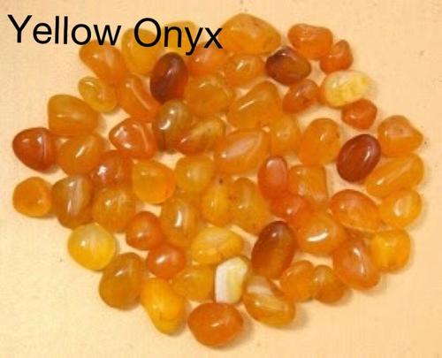 Perfect Finish Yellow Onyx Pebbles