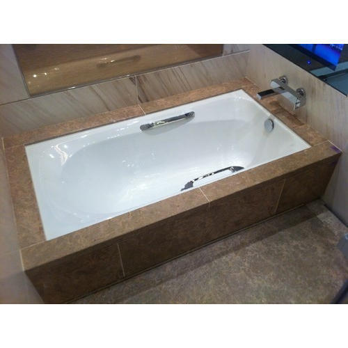 Polished Ceramic Bath Tub