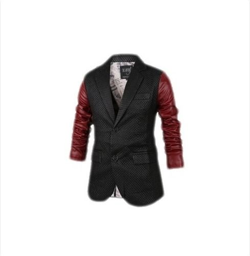 Various Pu Leather Fabric Blazer Coat