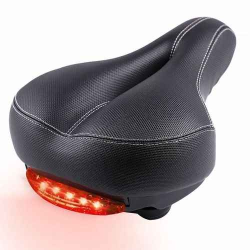 PVC Black Bicycle Saddle