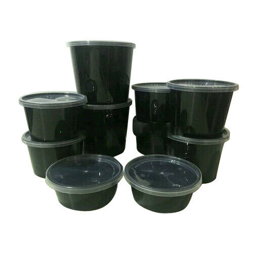 Black Food Grade Packaging Container