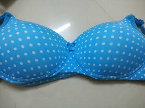 All Blue Padded Ladies Bra