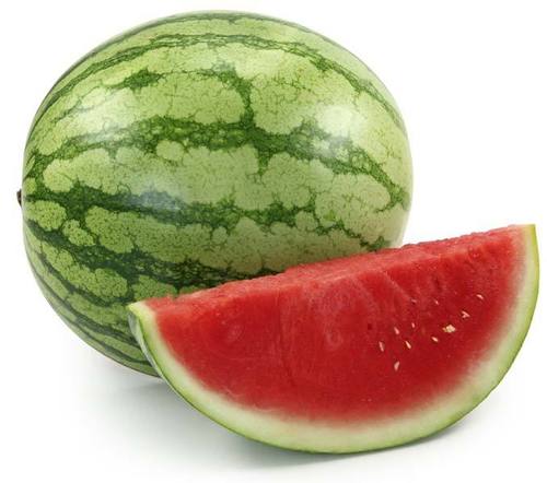 Light Green Healthy And Natural Fresh Watermelon