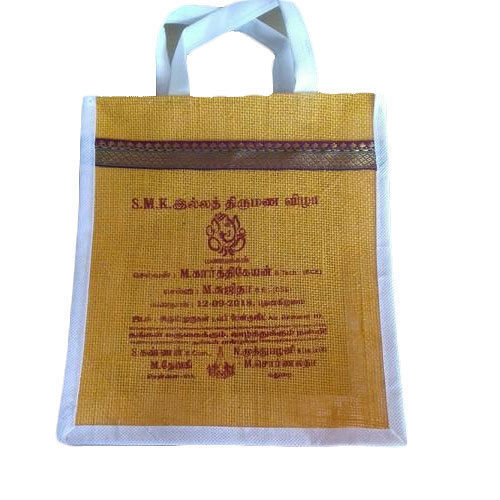 Lakmo Jute Bags with God Vinayagar Print for Return Gifts | Thamboolam Bags  | Wedding Return Gifts | Multicolor 8*6*4 inches (10) : Amazon.in: Home &  Kitchen