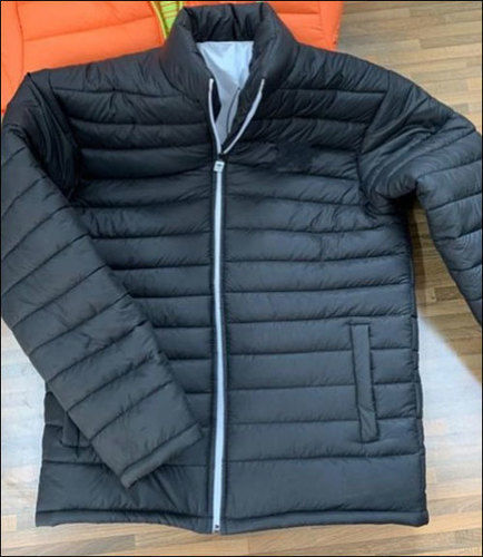 Black Men Designer Zipper Jacket