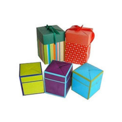 Square Shape Multicolour Printed Boxes