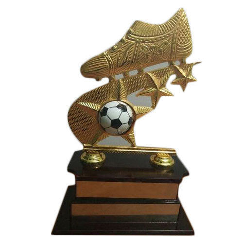 Various Colors 12 Inch Gold Plated Golden Boot Football Trophy