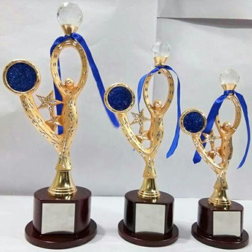 Various Colors 13 Inch 2 Star Award Trophy