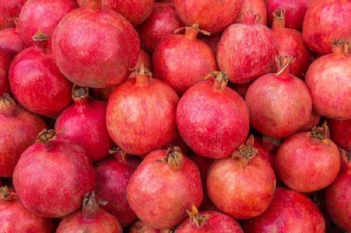 Red Healthy And Natural Fresh Pomegranate