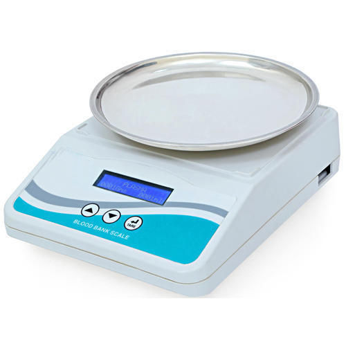 Automatic Digital Blood Component Weighing Scale - ABS Plastic & Stainless Steel, Micro Controller Based, Lightweight & Portable with Audio-Visual Alarm and LED Display