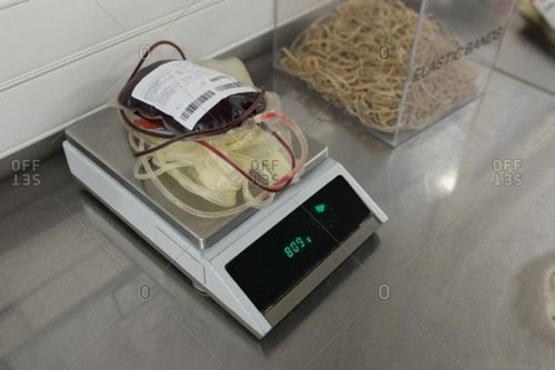 Plastic Electronic Led Digital Display Blood Compo Scale