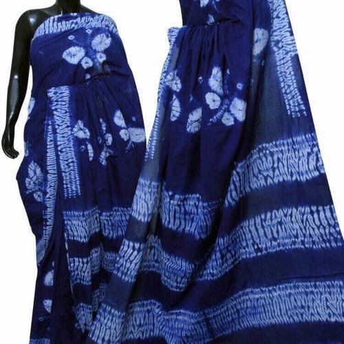 Multicolor Ladies Cotton Shibori Saree