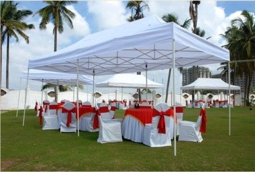 White Outdoor Gazebo Tent 