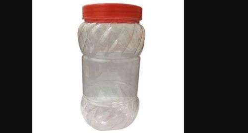 Transparent Screw Cap Pickle Plastic Jar