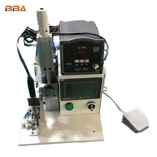 Auto Feeding Solder Wire Coaxial Cable Soldering Machine For Multiple ...