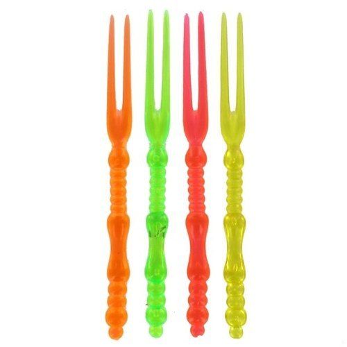 Colored Plastic Fruit Fork Application: Event