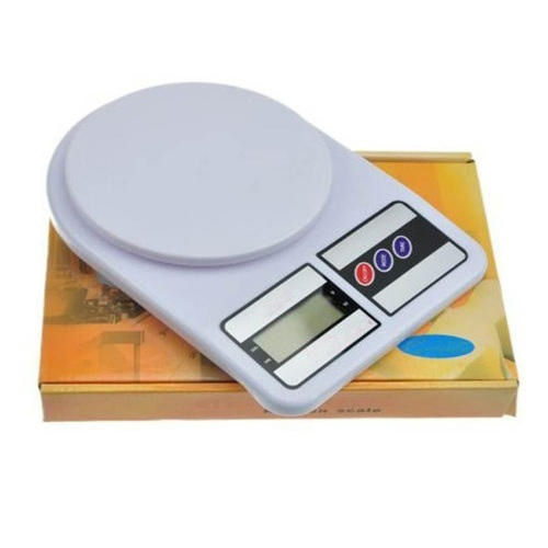 Electronic Scale - ABS Plastic & Stainless Steel, Micro Controller Based, Automatic Operation, Digital Display, Lightweight & Portable with Audio-Visual Alarm