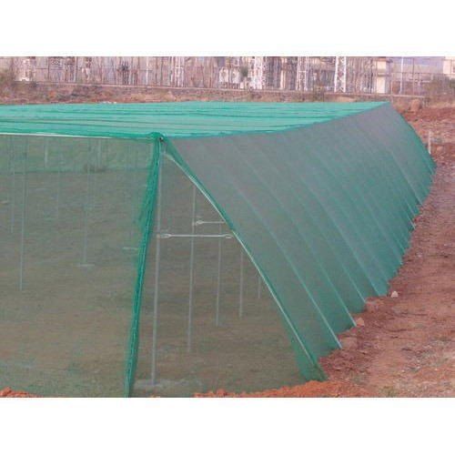 Green Flat Type Agro Shade Net Greenhouse