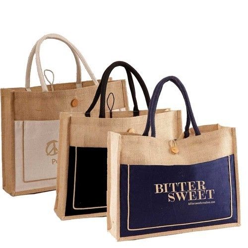 One Compartment Fancy Jute Bags